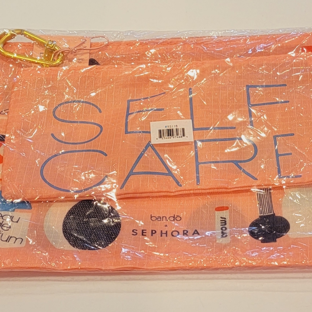 NIP Sephora 'Self Care' Carry-all Duo Bag Set